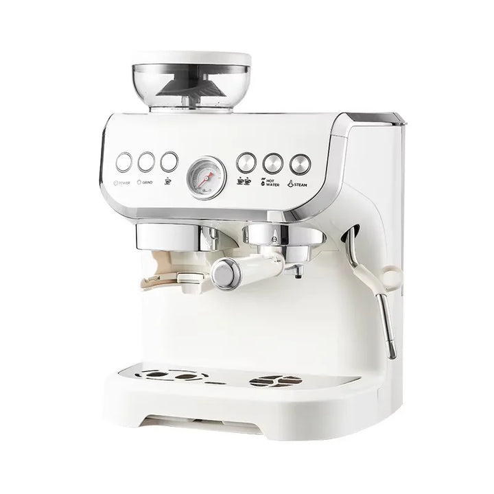 Electric Coffee Grinder&Maker Machine-20Bar Pressure, Built-in Burr Grinder, Programmable Brewing, for Espresso/Latte/Cappucino