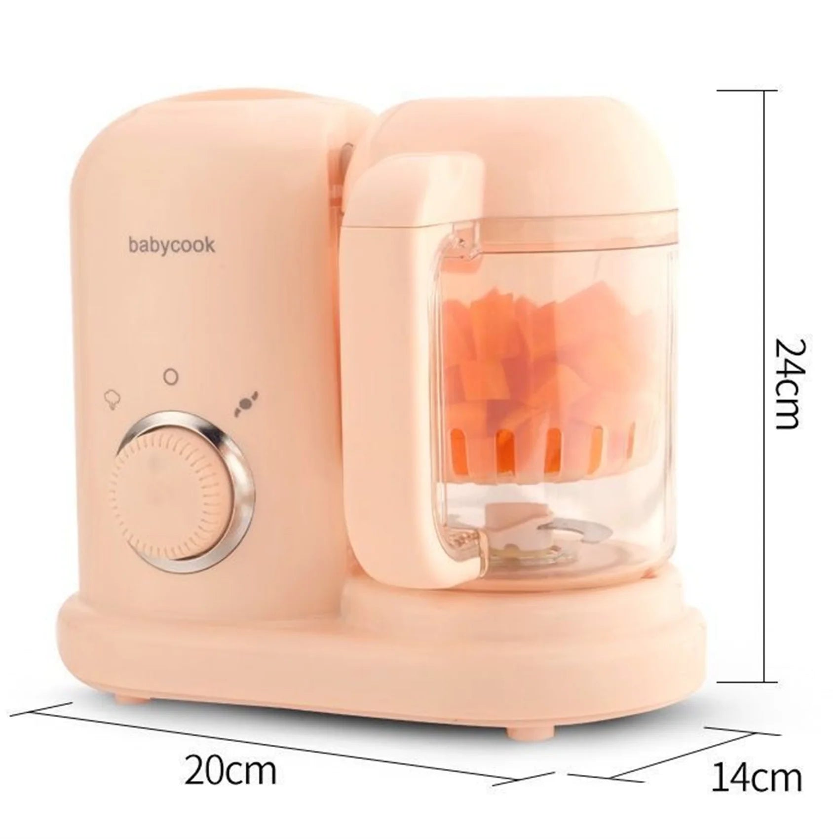 Baby Food Maker,Multi-Function Steamer Grinder Blender Mills Machine Auto Grinding Food Processor For Baby EU Plug-A77G