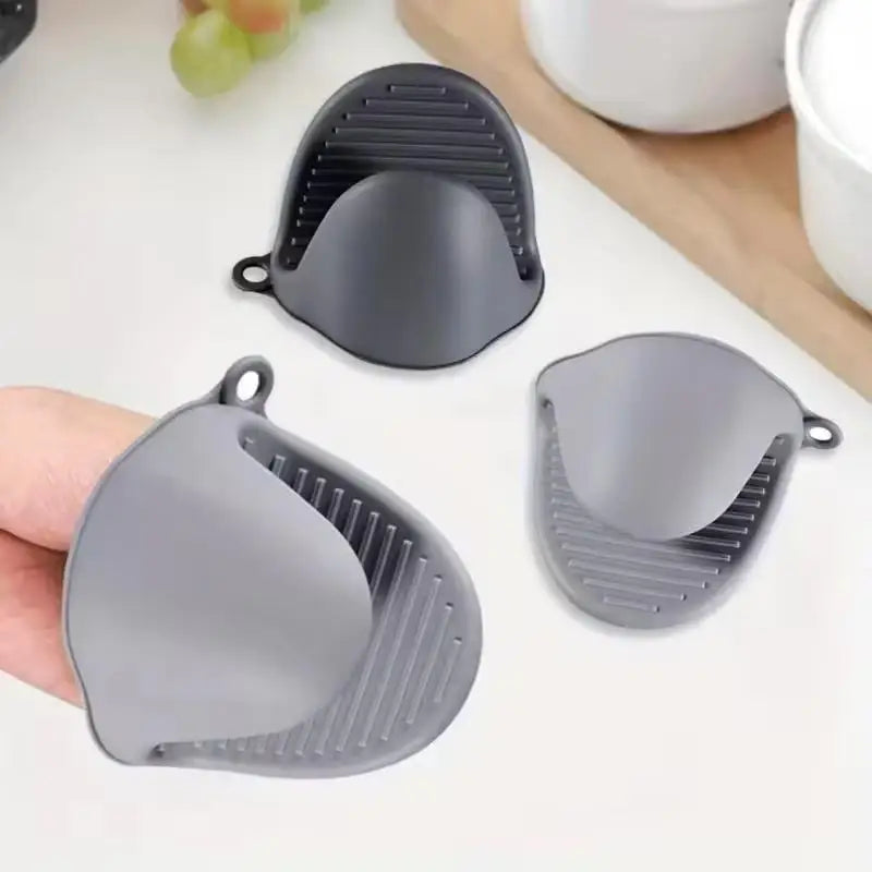 【No】2 Pcs Silicone Oven Mitts - Heat Resistant Anti-Scald Non-Slip Gloves For Cooking Baking & Pot Handling