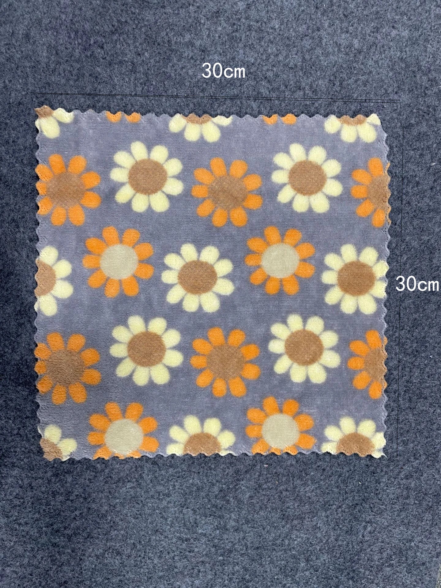1-10Pcs 30X30CM Kitchen Cleaning Cloths Soft Absorbent Dishcloth Coral Sunflower Wiping Towel Rags Household Cleaning Cloth