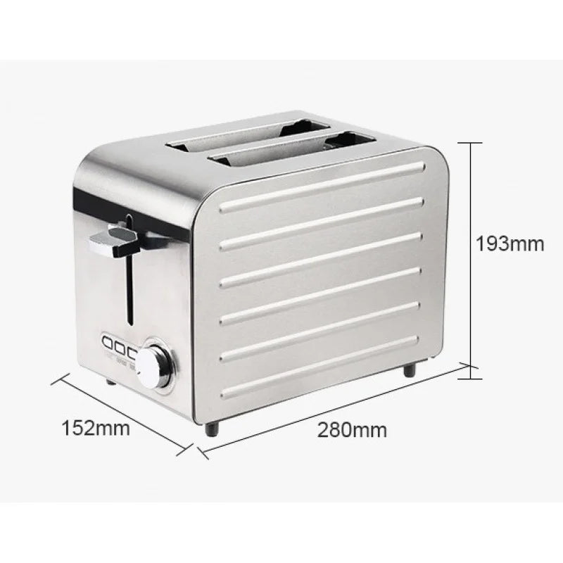New [Commercial] Stainless Steel Toaster | 2/4/6-Slice Automatic Bread Machine | Sandwich Maker