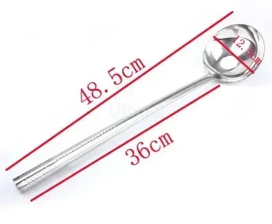 big long spatula shovel chef cooking cocina utensilios blade Kitchen Utensil Wooden Handle Stainless Steel Turner Soup Spoon wok