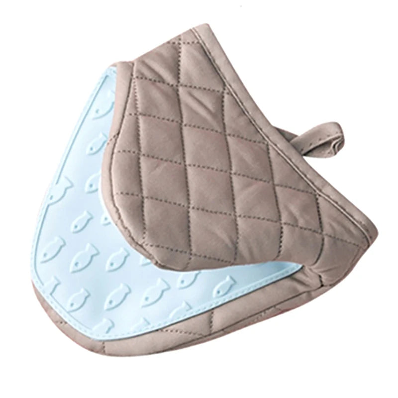 Silicone Anti-scalding Oven Gloves Mitts Potholder Kitchen Silicone Gloves Tray Dish Bowl Holder Baking Oven Glove Hand Clip