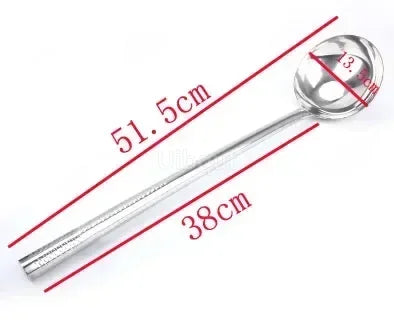 big long spatula shovel chef cooking cocina utensilios blade Kitchen Utensil Wooden Handle Stainless Steel Turner Soup Spoon wok