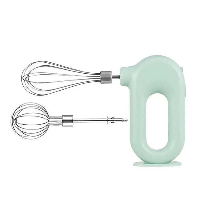 Portable Mixers with 2 Mixing Head USB Electric Blender Wireless Food Mixer Handheld Rechargeable Whisks Dough Stirrer Eggbeater