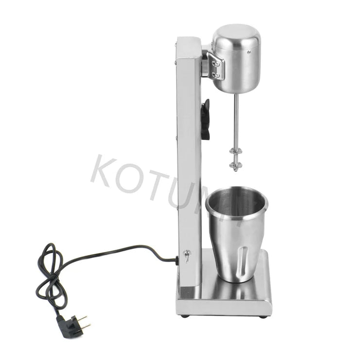 Stainless Steel Milkshake Machine Compact Electric Mixer For Home Kitchen Making Milkshake Smoothie Daily Drink Blending Equipme